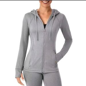 Ladies Activewear Jacket Full Zip 4Way Stretch Breathable SOLD OUT XL Hooded